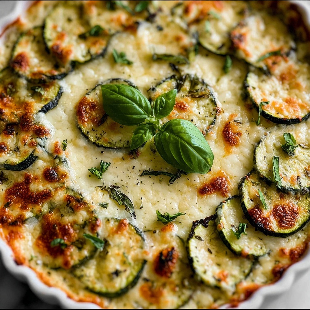 Baked Zucchini Cheese Recipe - Recipe Image