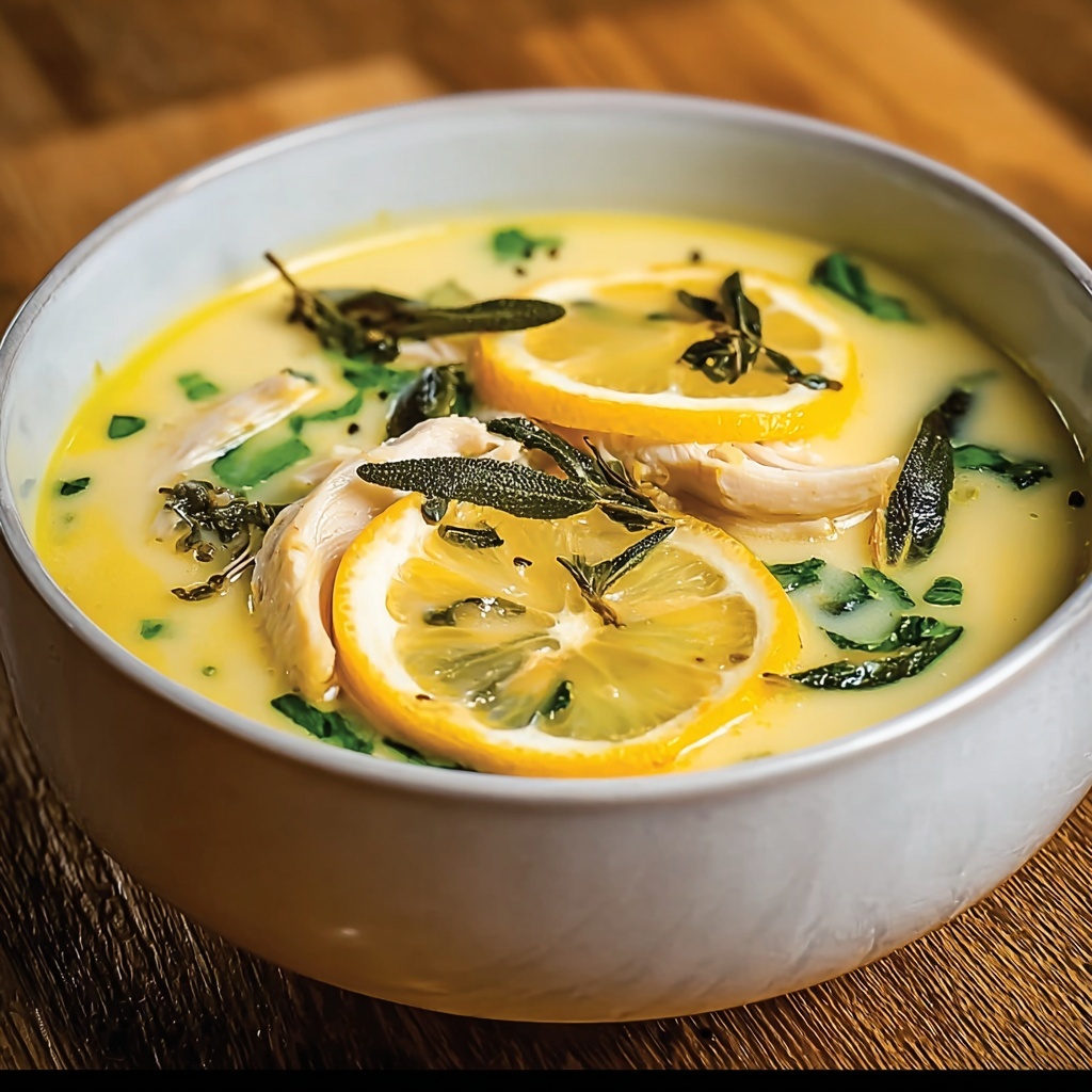 Greek Lemon Chicken Soup Recipe - Recipe Image