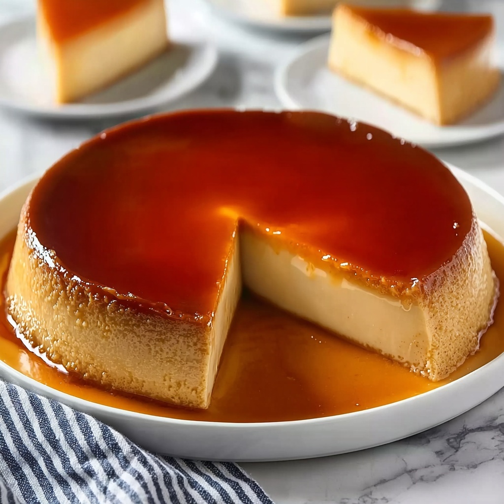Creamy Caramel Flan Recipe - Recipe Image