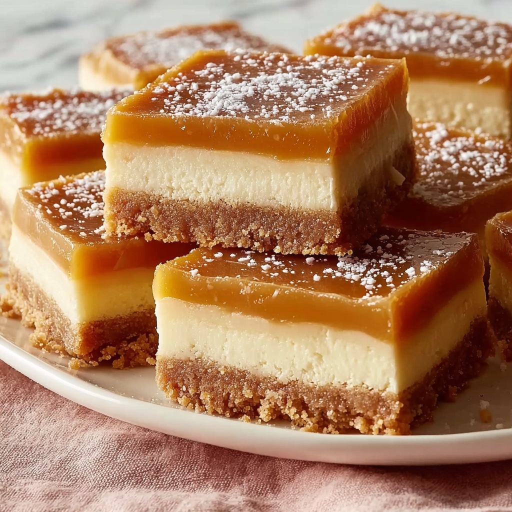 Caramel Cheesecake Bars Recipe - Recipe Image