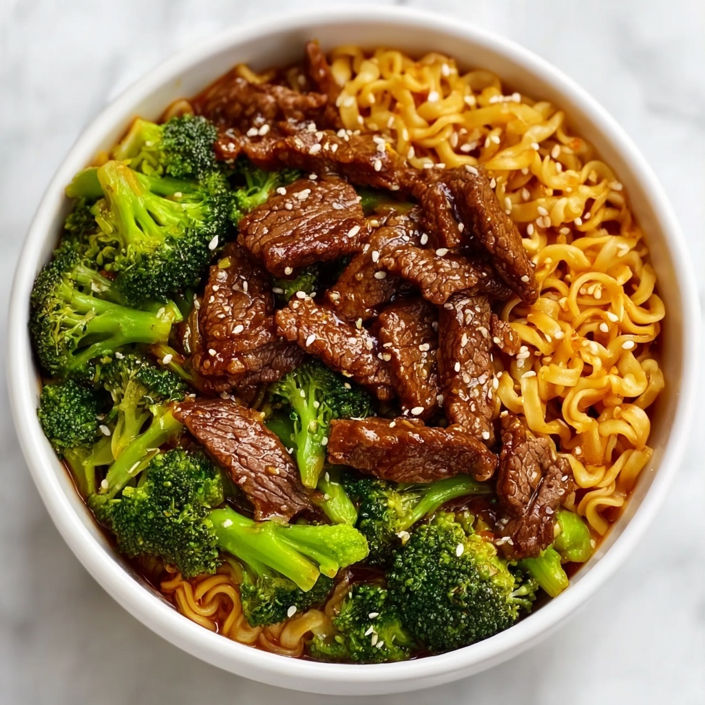 Beef and Broccoli Ramen Stir Fry Recipe - Recipe Image