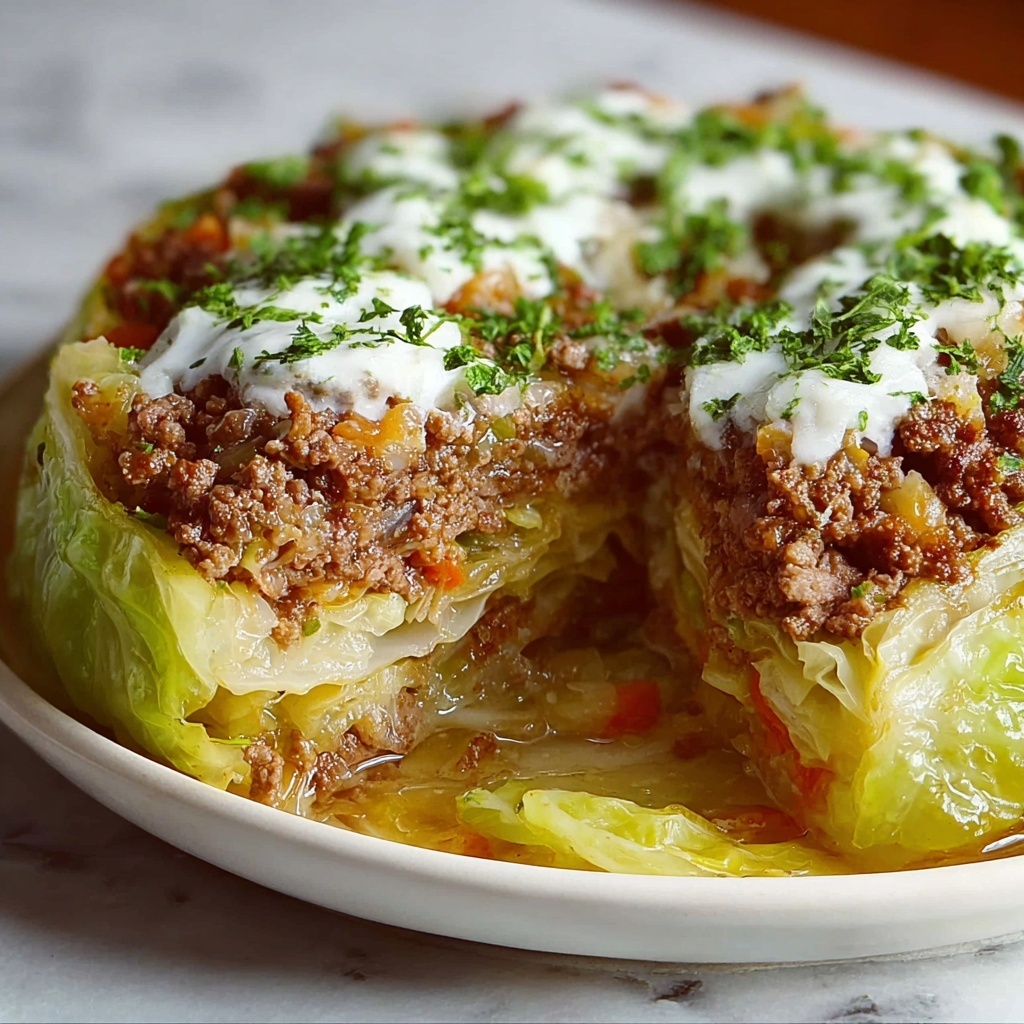 Hearty Cabbage and Ground Beef Skillet Recipe - Recipe Image