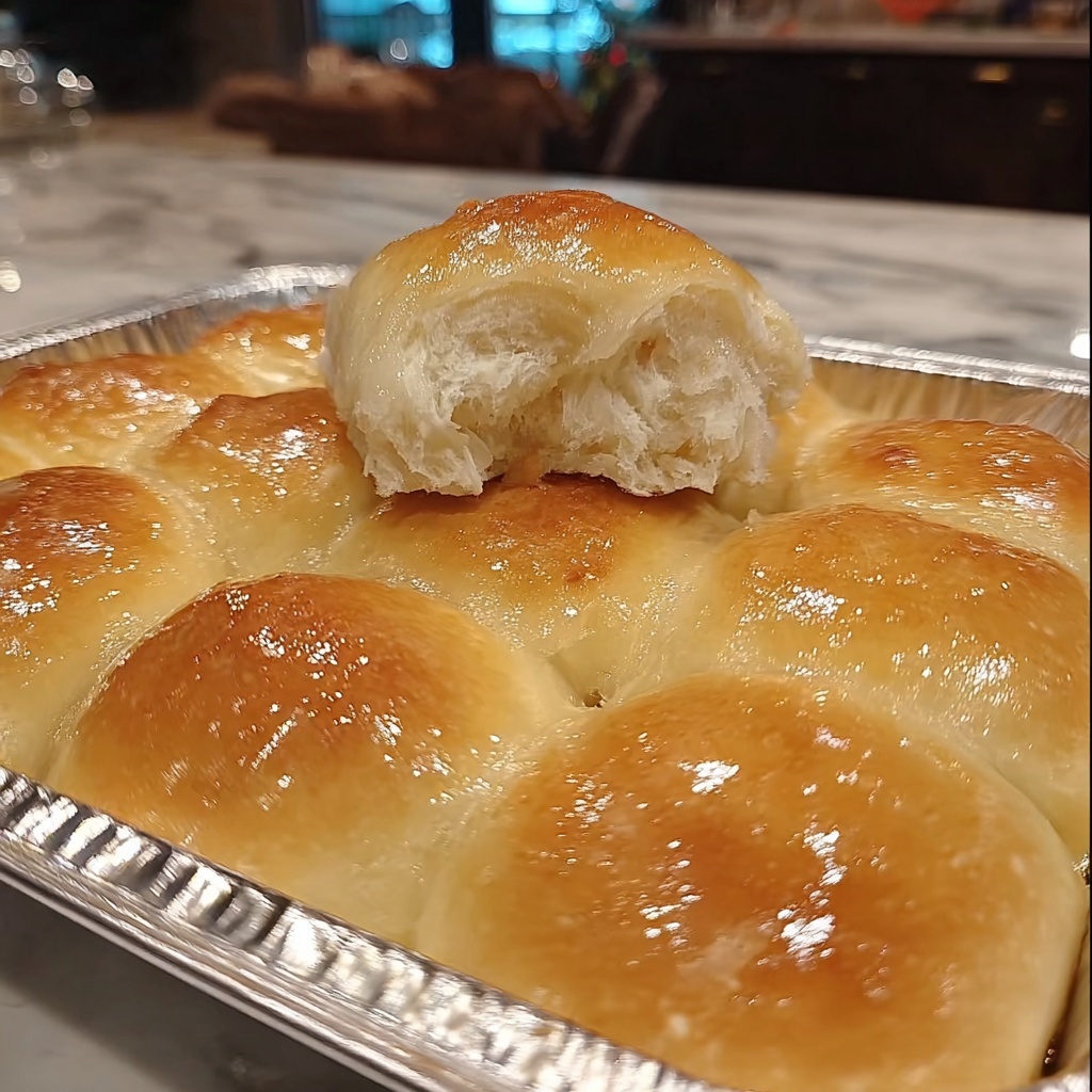 Soft and Buttery Homemade Rolls Recipe - Recipe Image