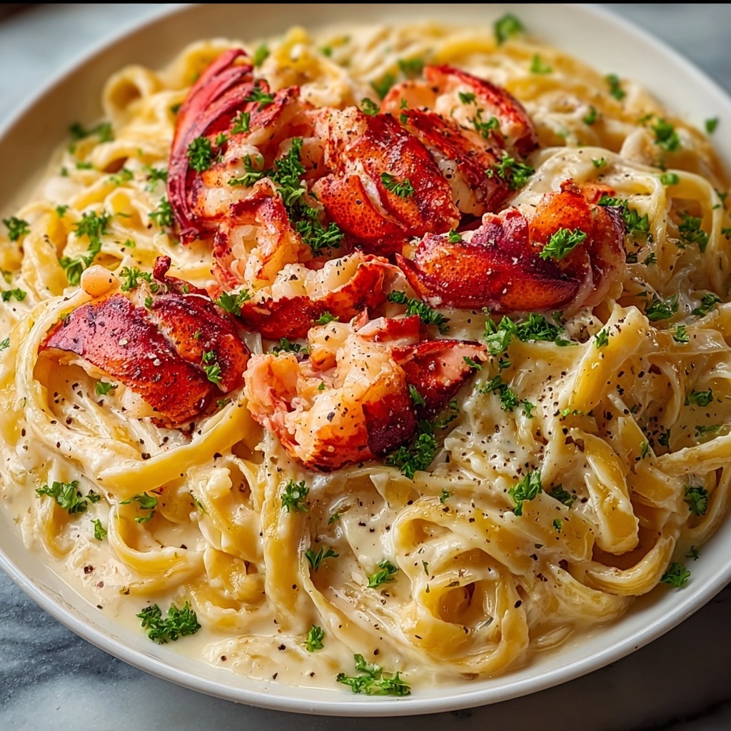 Lobster Alfredo Pasta Recipe - Recipe Image