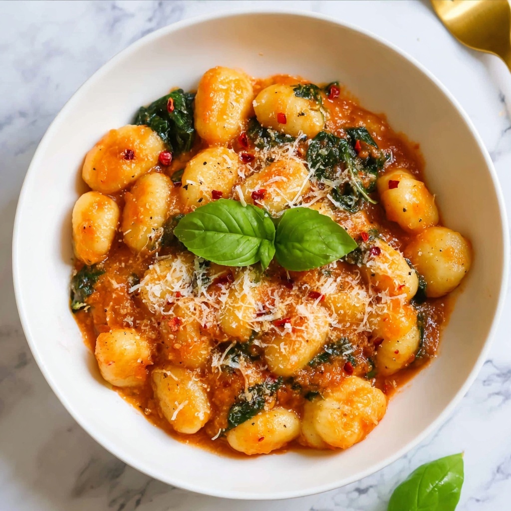 One-Pan Creamy Sausage Gnocchi Recipe - Recipe Image