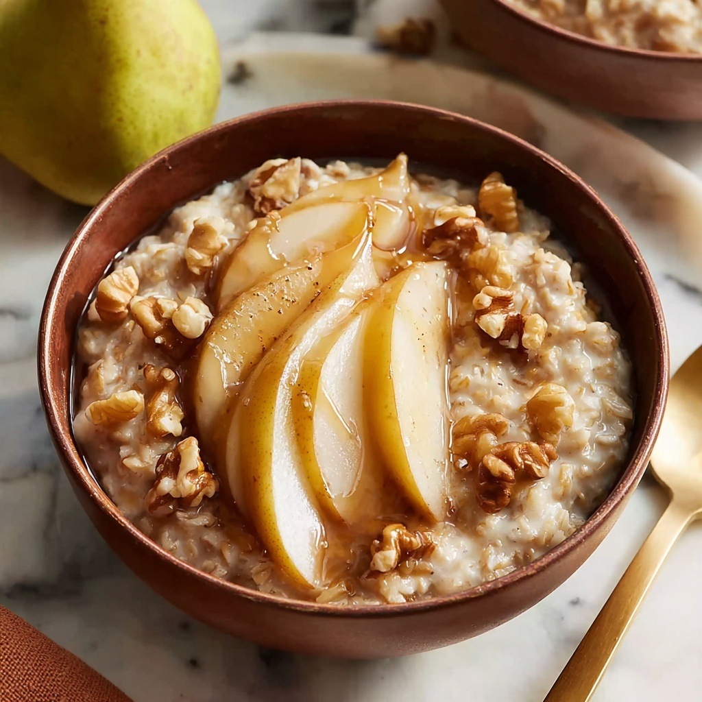 Caramelized Pear Oatmeal Bowls Recipe - Recipe Image