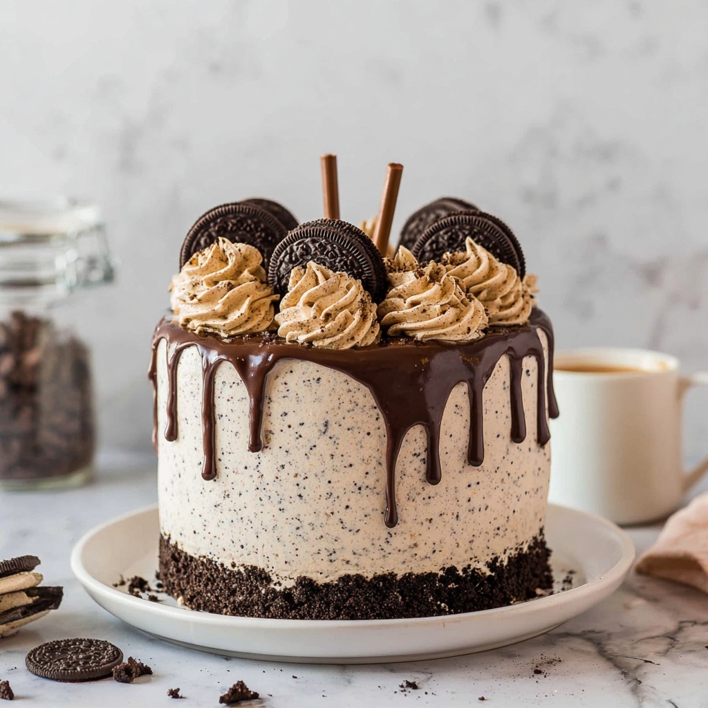 Oreo Chocolate Cake Recipe - Recipe Image
