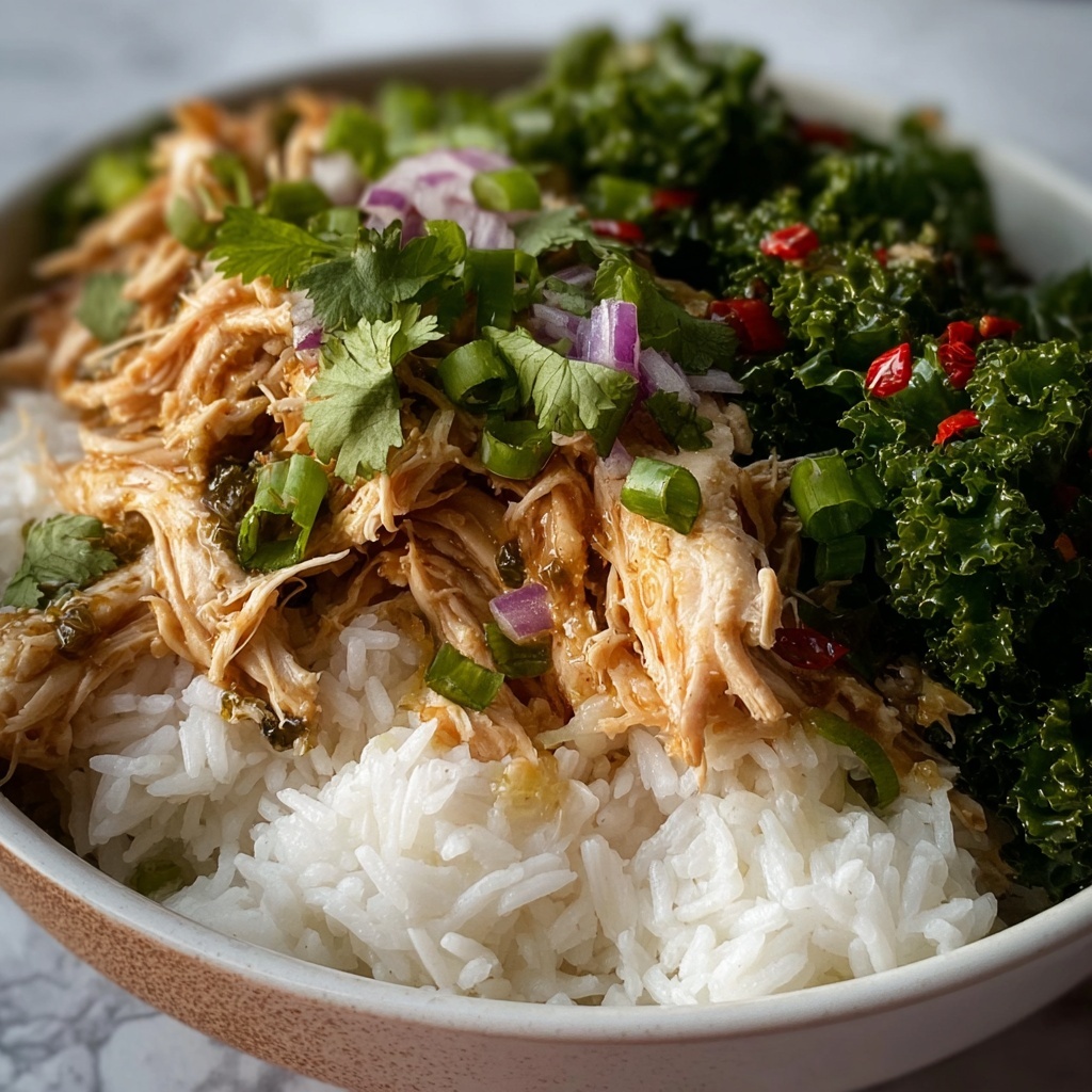 Shredded Chicken & Rice Bowl Recipe - Recipe Image