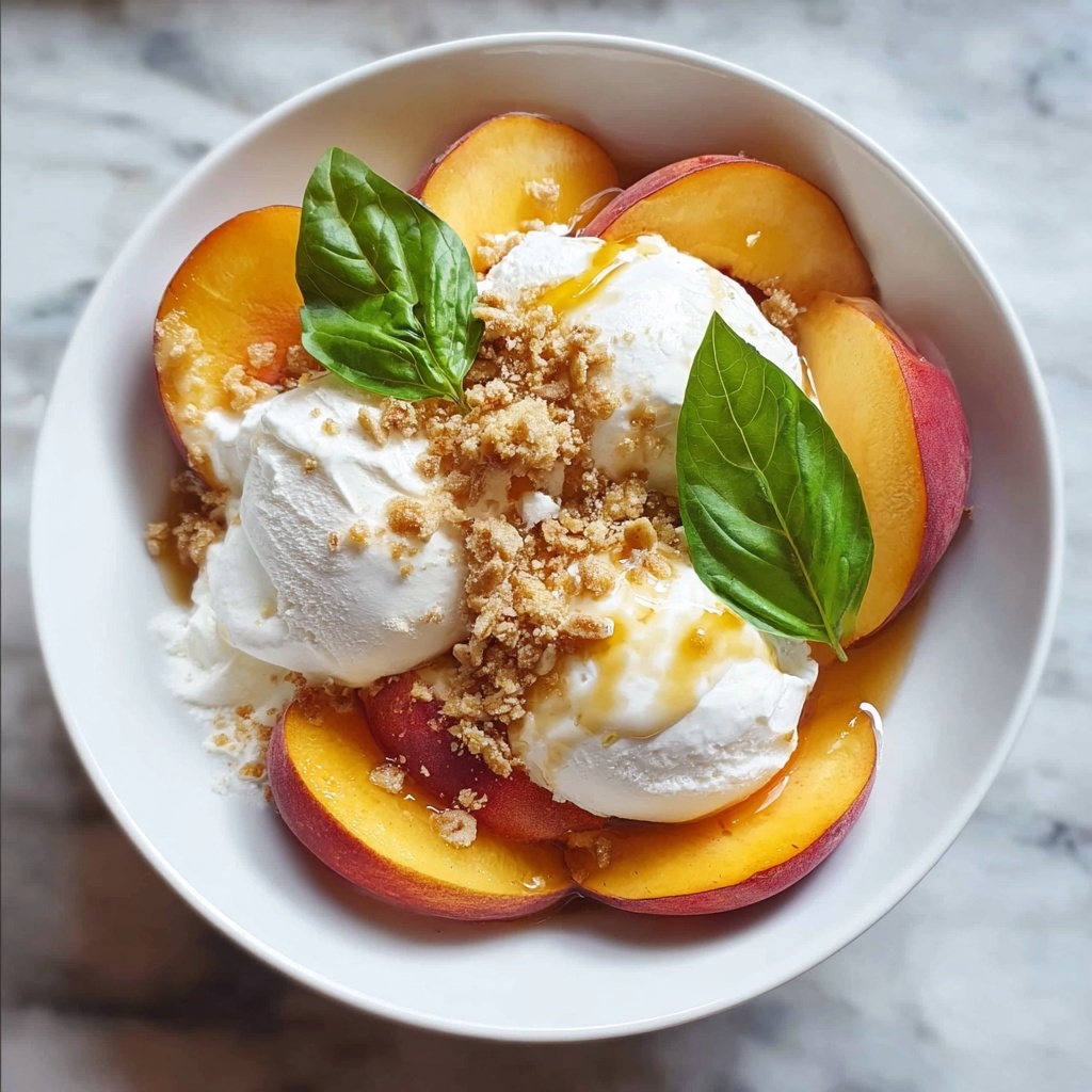 Peach and Burrata Caprese Salad Delight Recipe - Recipe Image