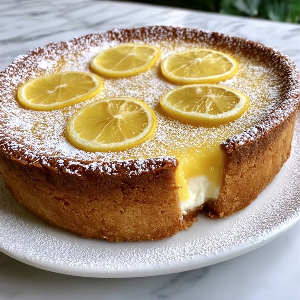 Torta della Nonna – Creamy Lemon Custard Cake Recipe - Recipe Image