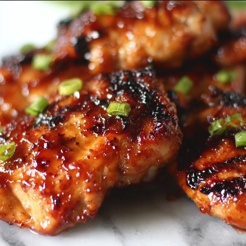Sticky Sweet Chili Chicken Thighs Recipe - Recipe Image