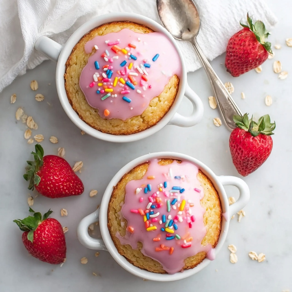 Strawberry Pop-Tart Protein Baked Oats Recipe - Recipe Image