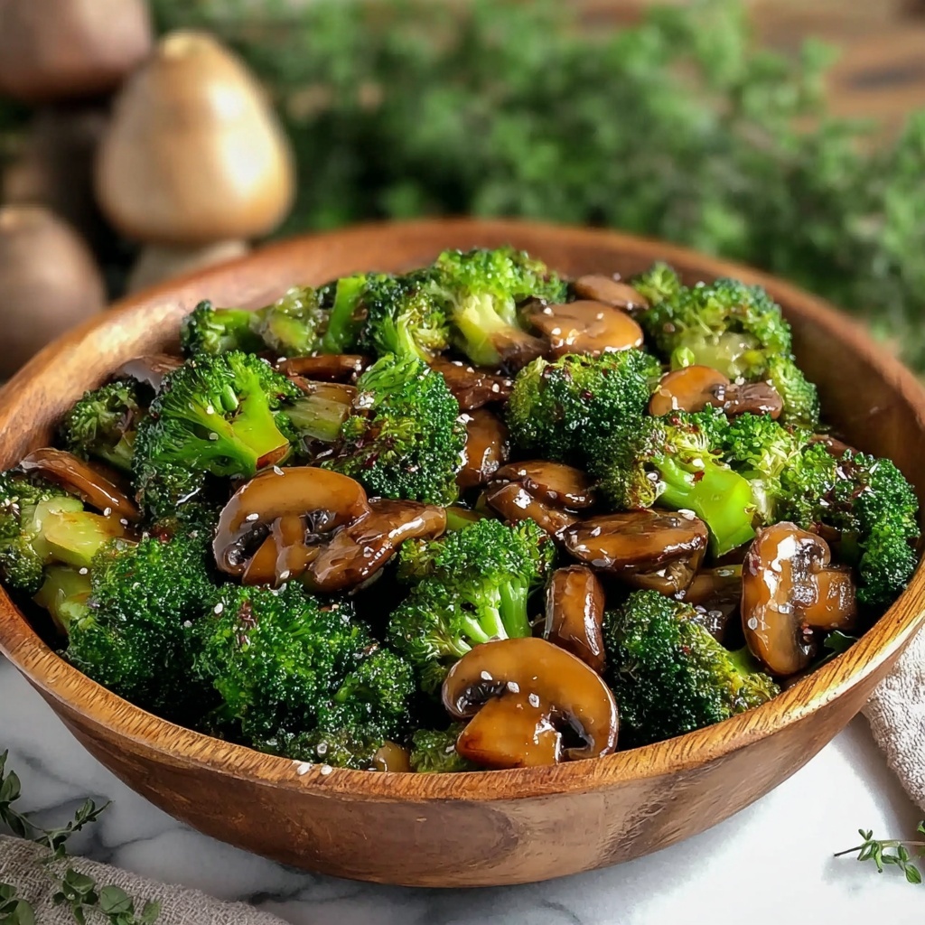 Broccoli and Mushroom Stir Fry Recipe - Recipe Image