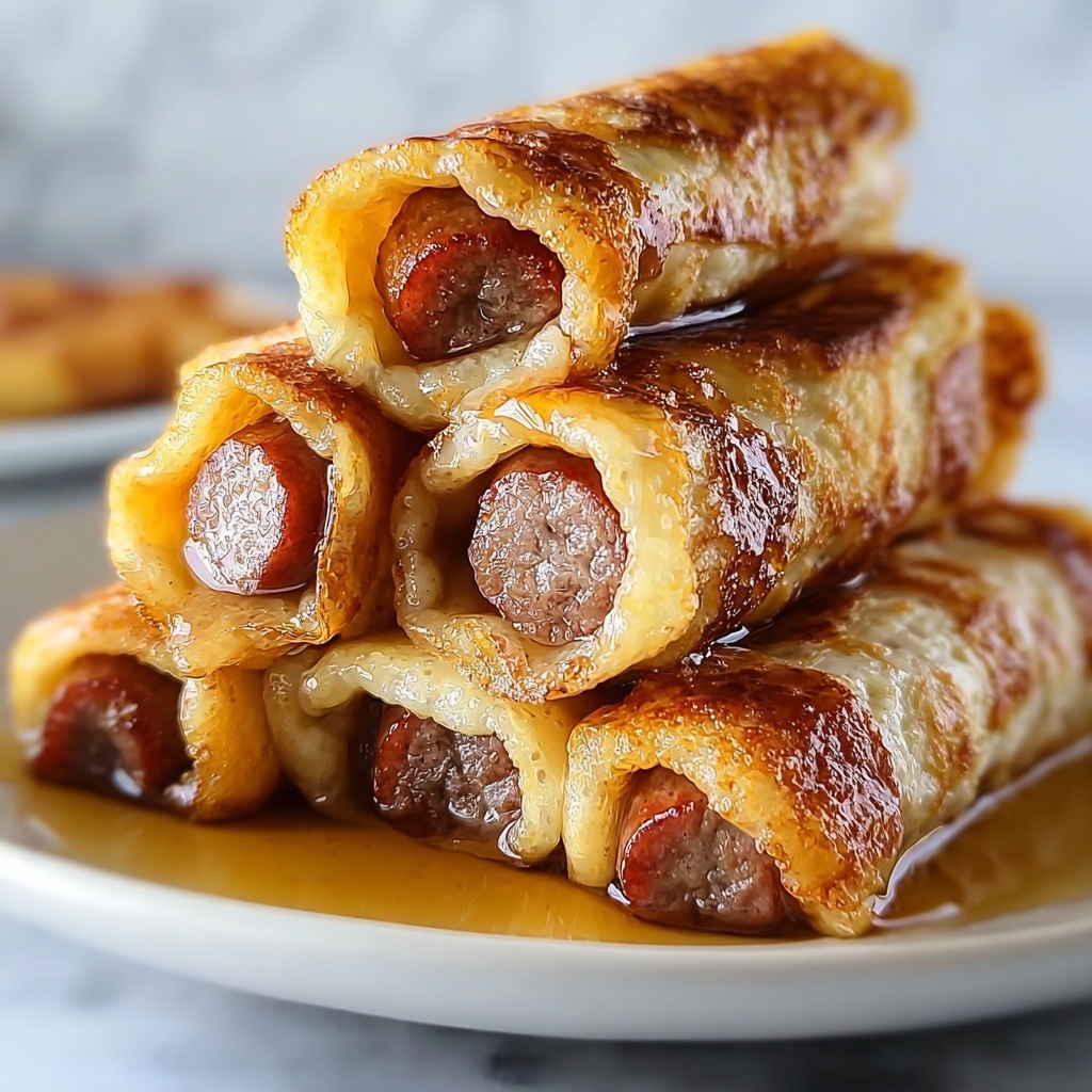Sausage French Toast Roll-Ups Recipe - Recipe Image