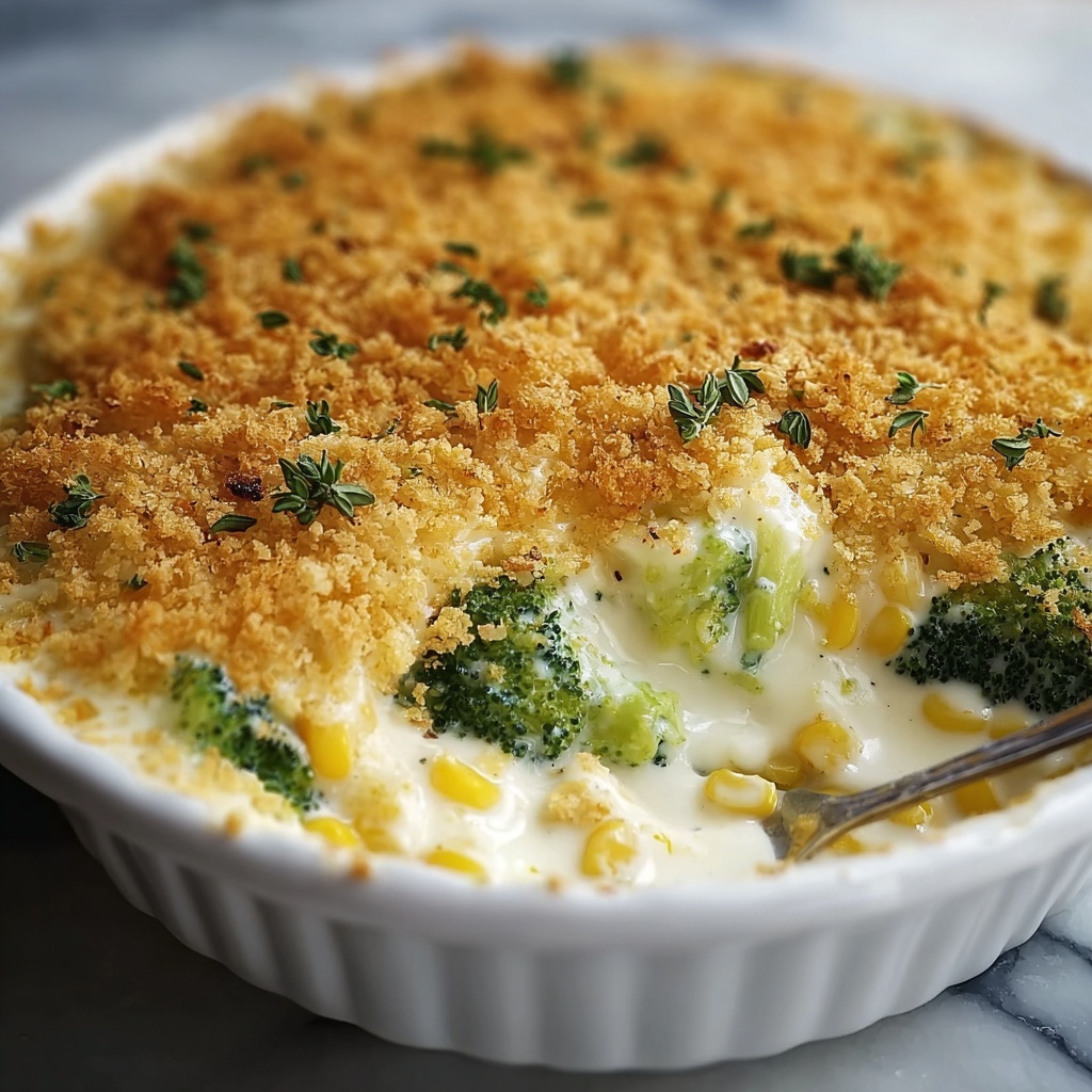 Creamy Broccoli Casserole Recipe - Recipe Image