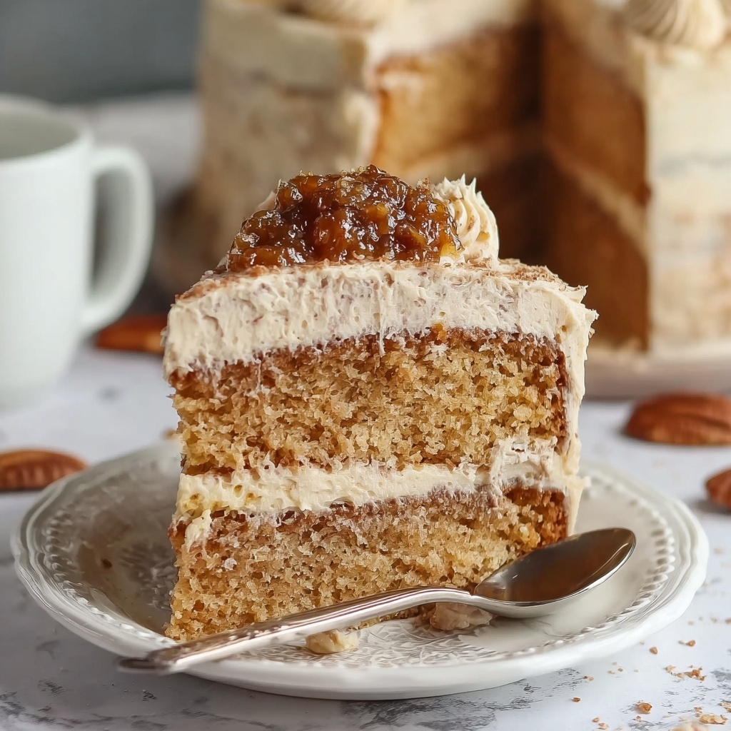 Pumpkin Cake with Caramel Cream Cheese Frosting Recipe - Recipe Image