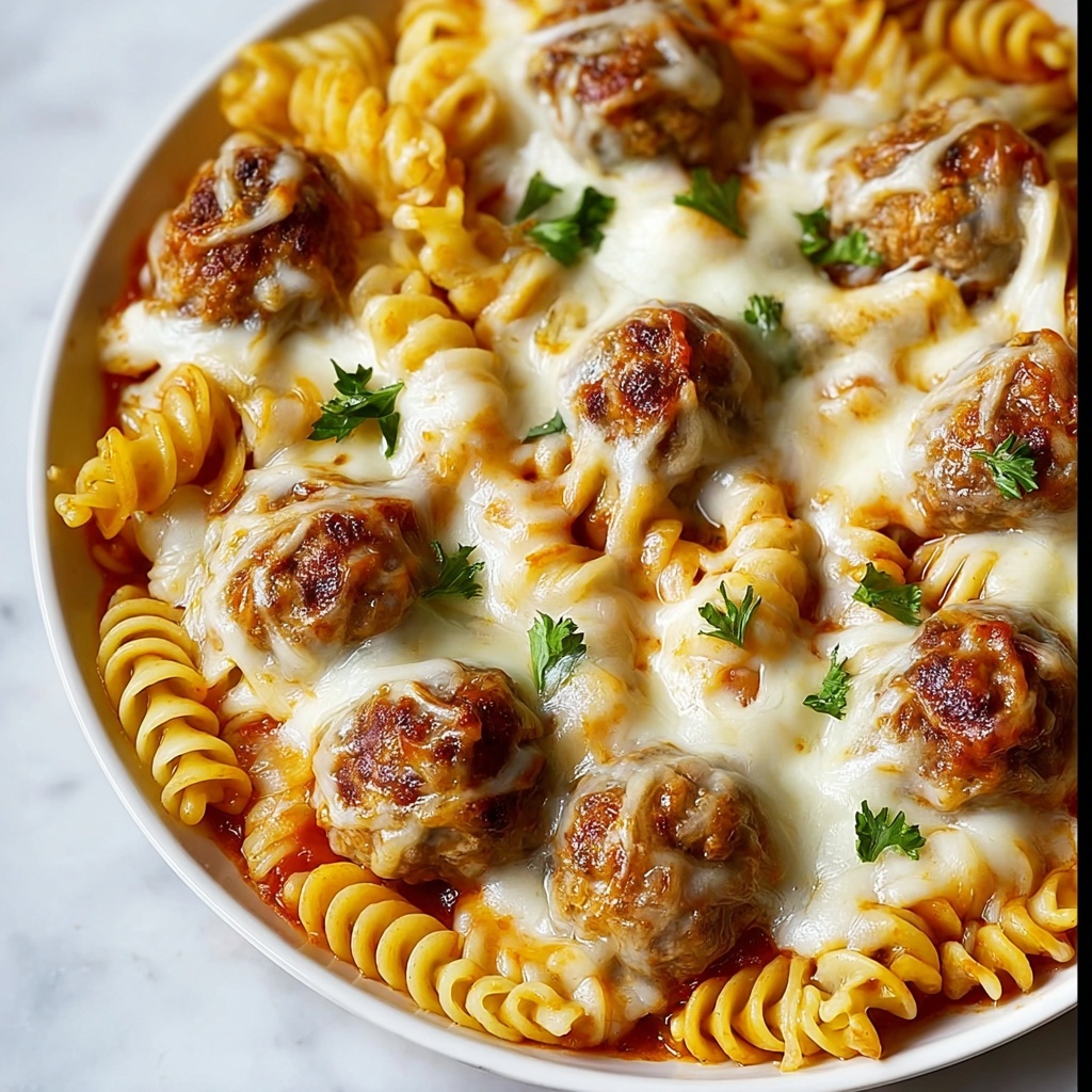 Dump and Bake Meatball Casserole Recipe - Recipe Image