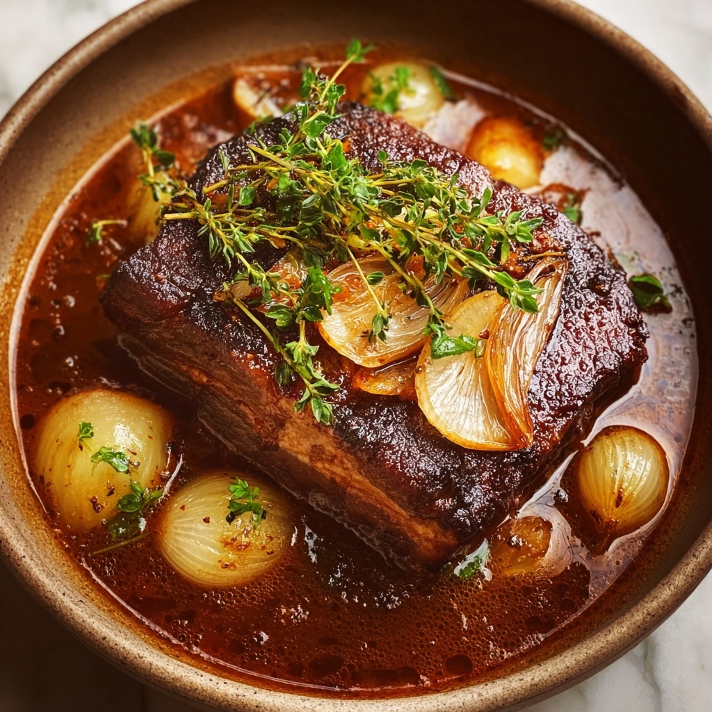 Apple Cider Braised Pork Shoulder Recipe - Recipe Image