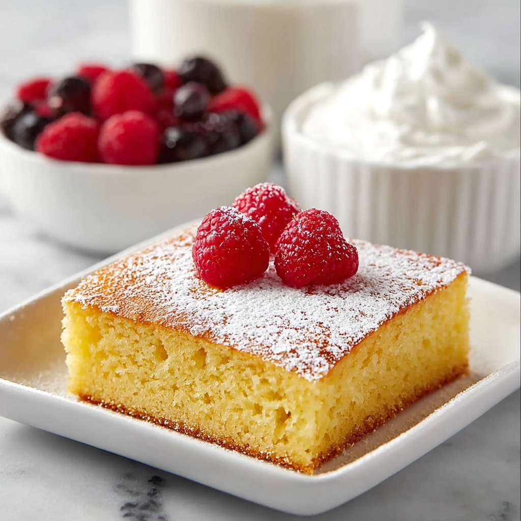 Hot Milk Cake Recipe - Recipe Image