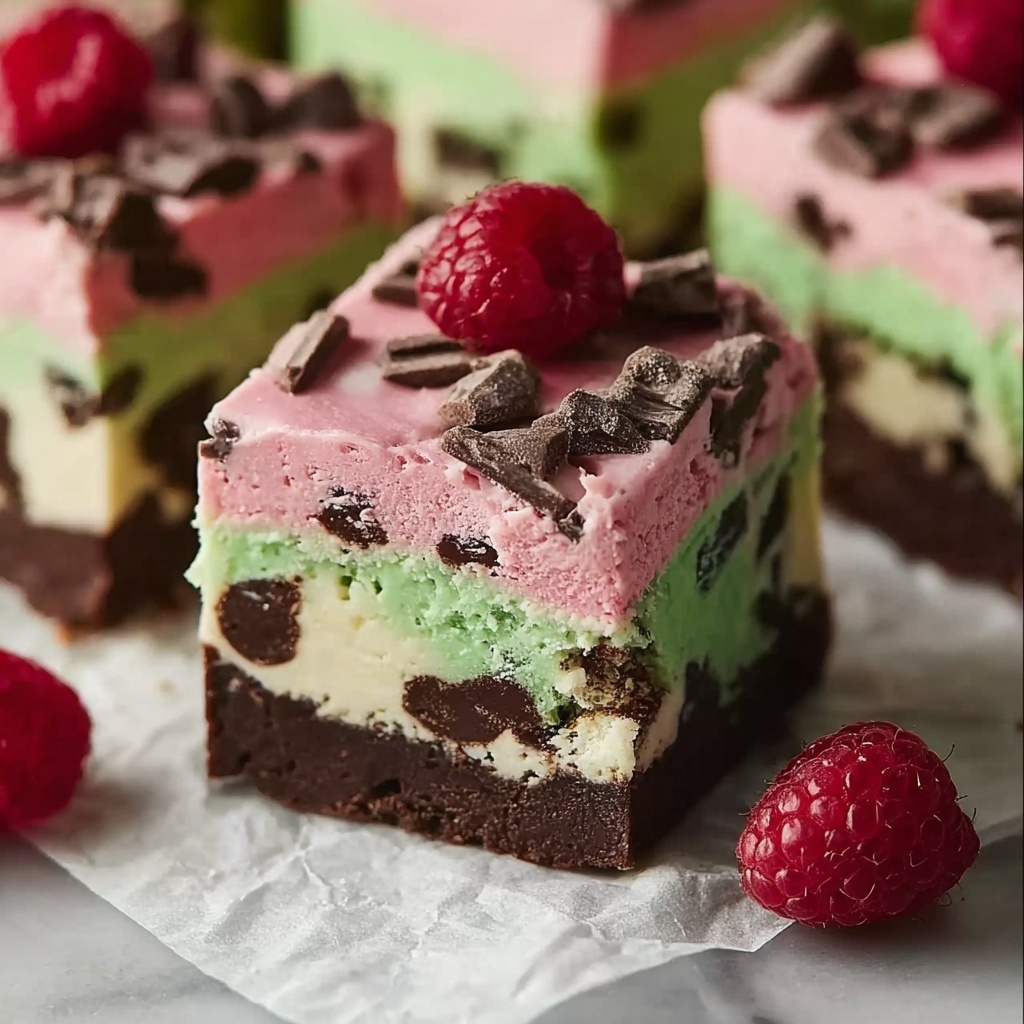 Spumoni Bars Recipe - Recipe Image