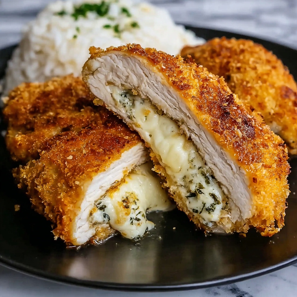 Garlic Herb Chicken Roll Ups with Mozzarella and Boursin Cheese Recipe - Recipe Image