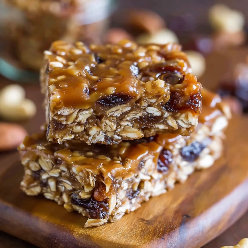 Chewy Homemade Granola Bars Recipe - Recipe Image