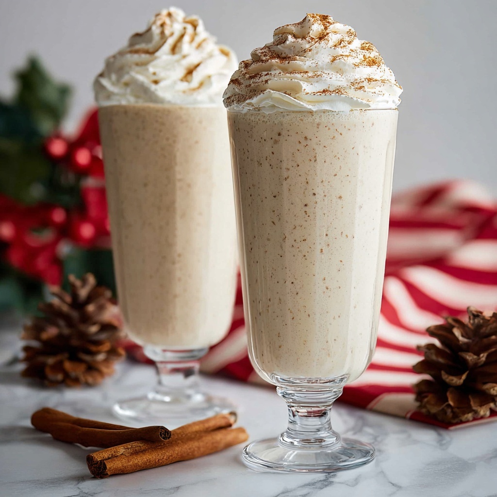 Eggnog Milkshake Recipe - Recipe Image