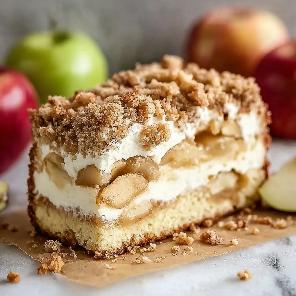 Apple Crisp Cheesecake Bread Recipe - Recipe Image