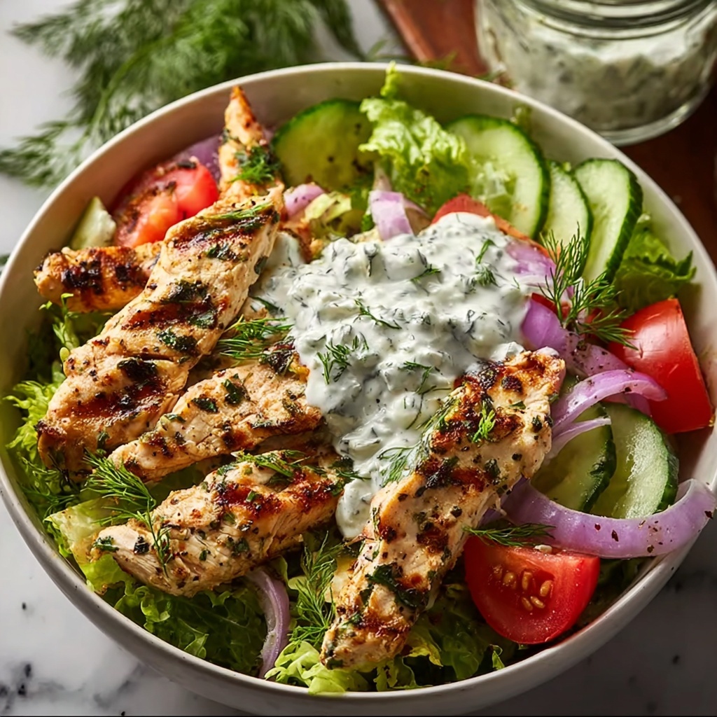 Tzatziki Chicken Salad Recipe - Recipe Image