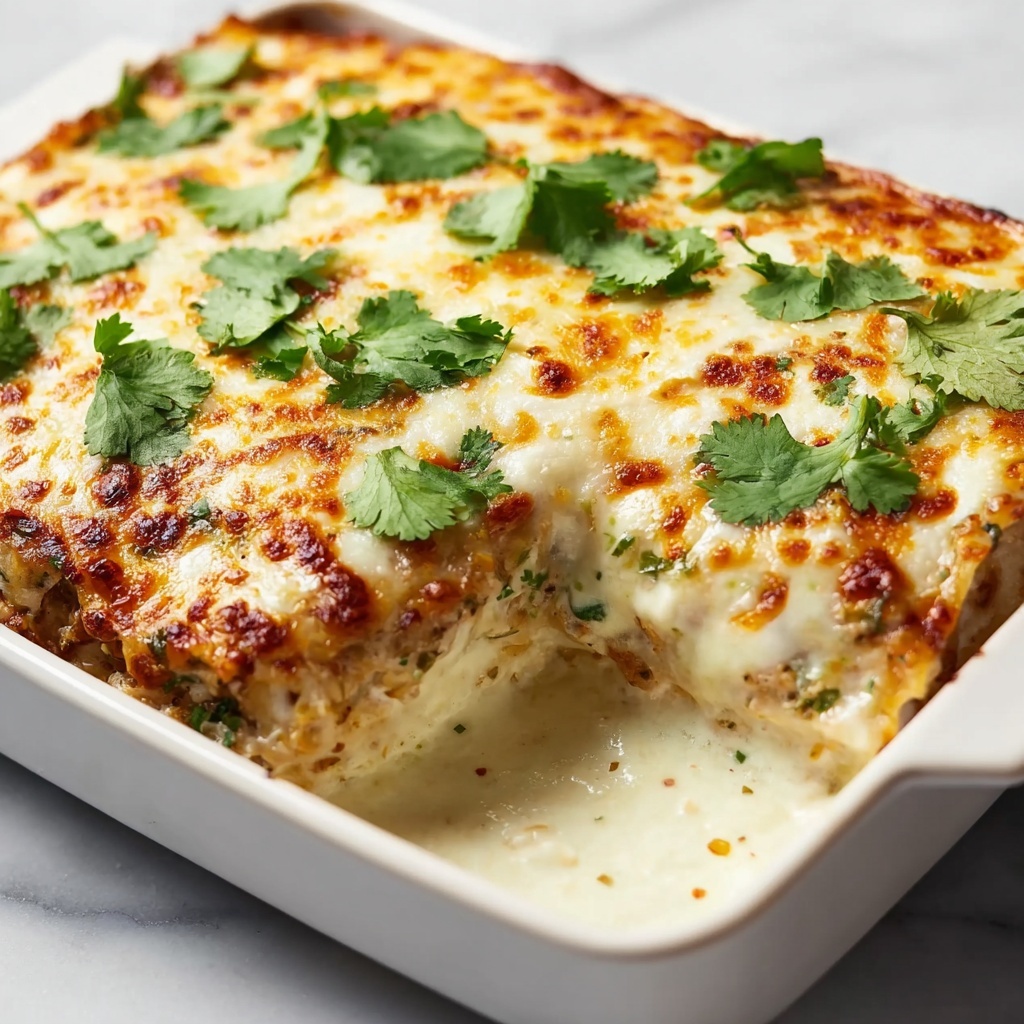 White Chicken Enchiladas Recipe - Recipe Image