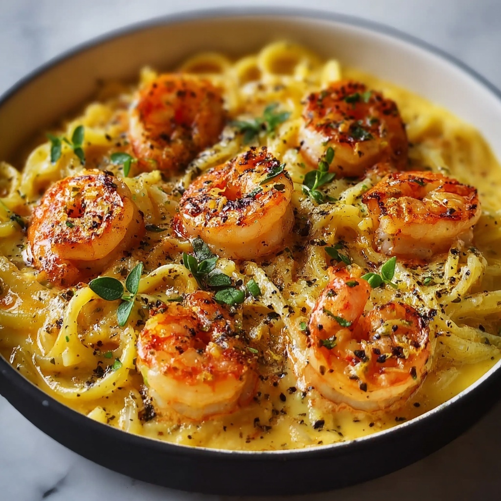 Shrimp Scampi Pasta Bake Recipe - Recipe Image