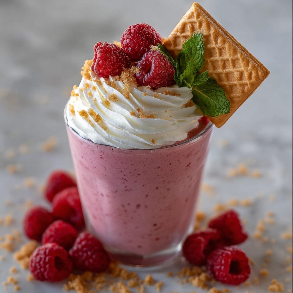 Raspberry Cheesecake Protein Shake: The Ultimate Muscle-Building Smoothie Recipe - Recipe Image