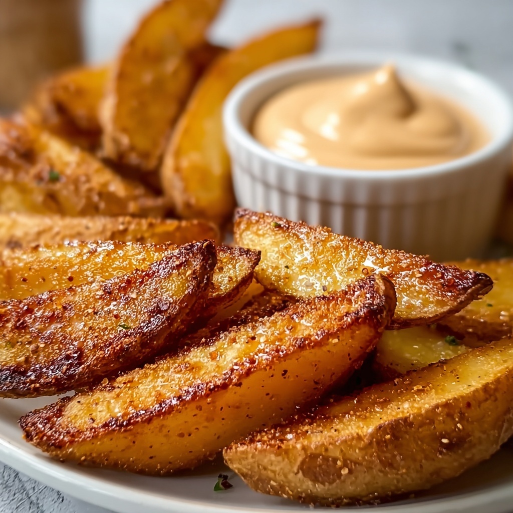 Air Fried Cinnamon Apple Wedges with Caramel Whipped Cream Dipping Sauce Recipe - Recipe Image
