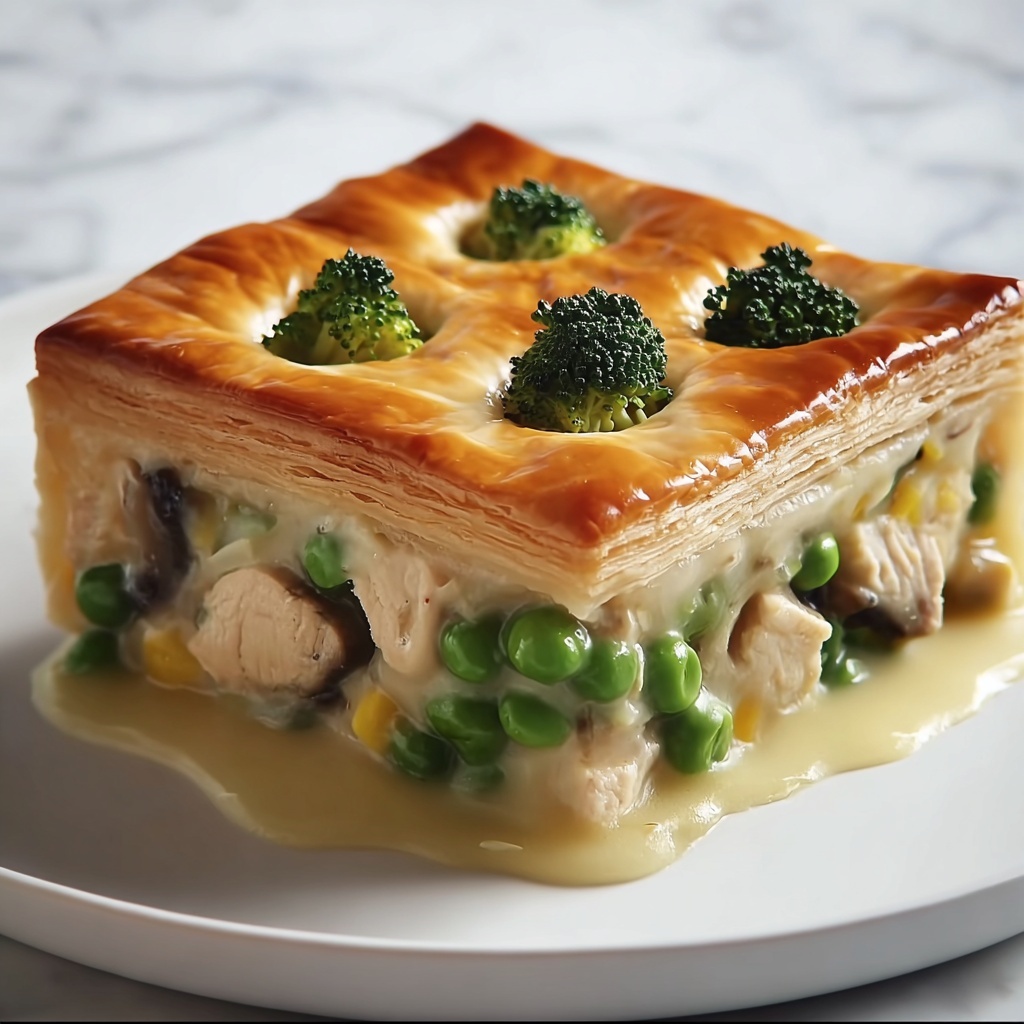 Chicken & Broccoli Pot Pie Recipe - Recipe Image