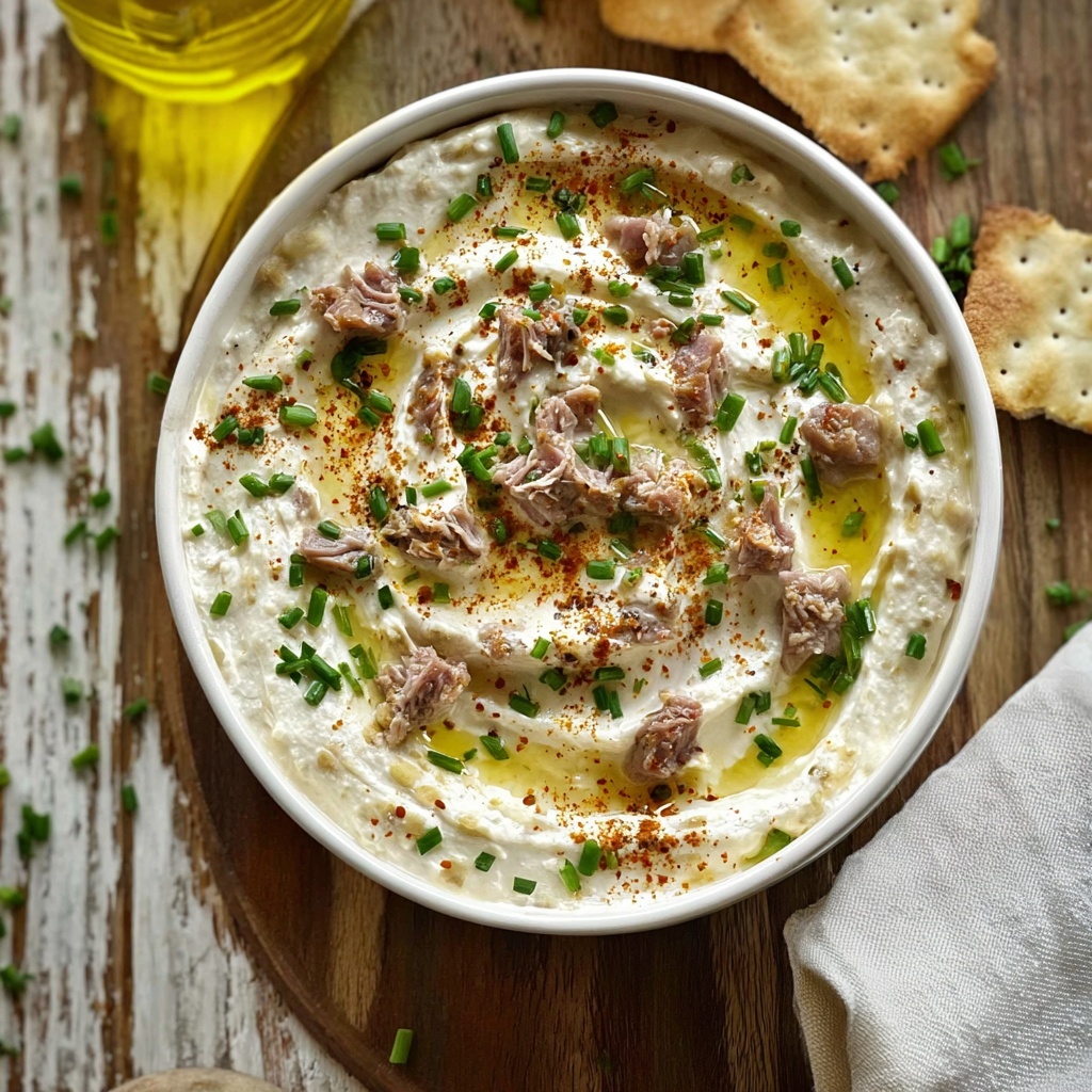 Roasted Garlic and Creamy Beef Dip with Hot Honey Recipe - Recipe Image