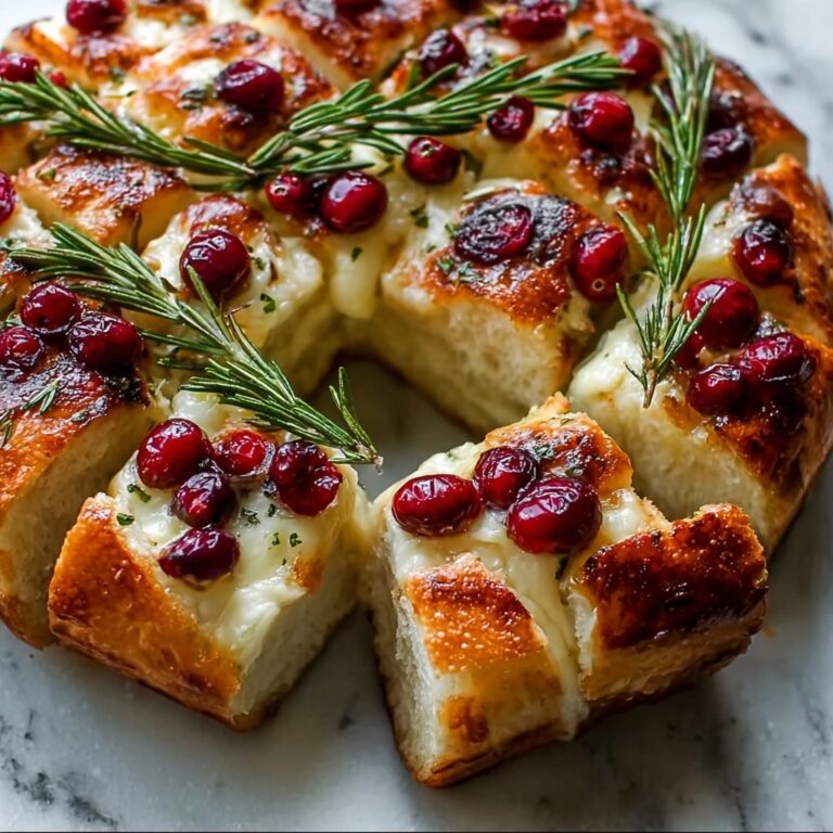 Pull-Apart Sourdough Brie and Cranberry Bread Recipe