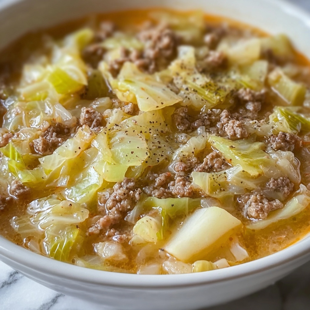 Cabbage Soup with Ground Beef Recipe - Recipe Image
