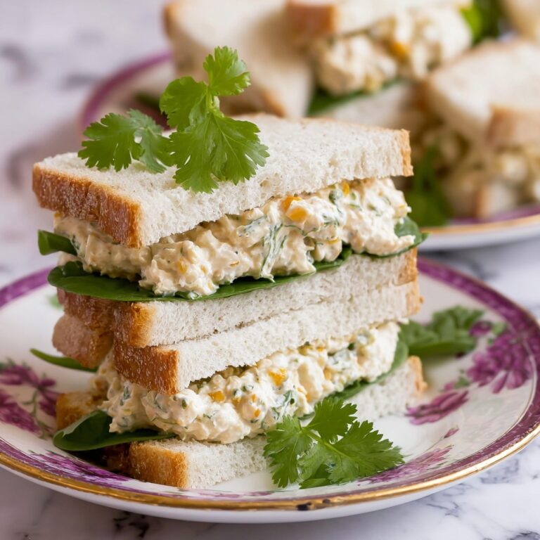 Chicken Salad Finger Sandwiches Recipe