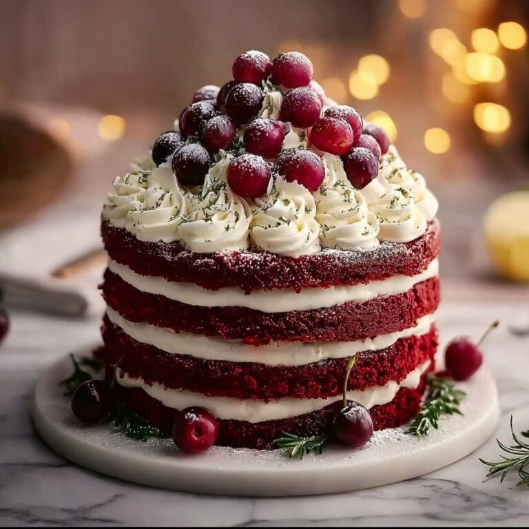 Red Velvet Tree Cake Recipe