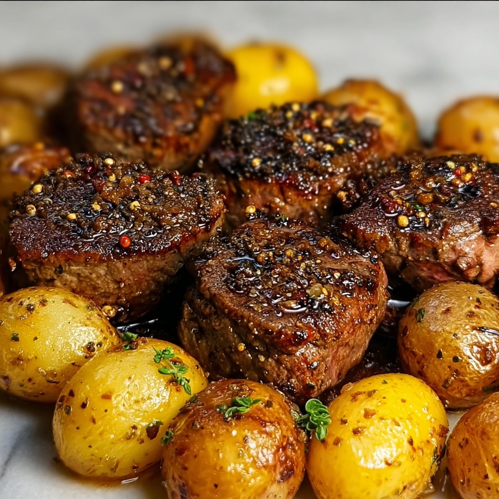 Garlic Butter Steak and Potatoes Skillet Recipe - Recipe Image
