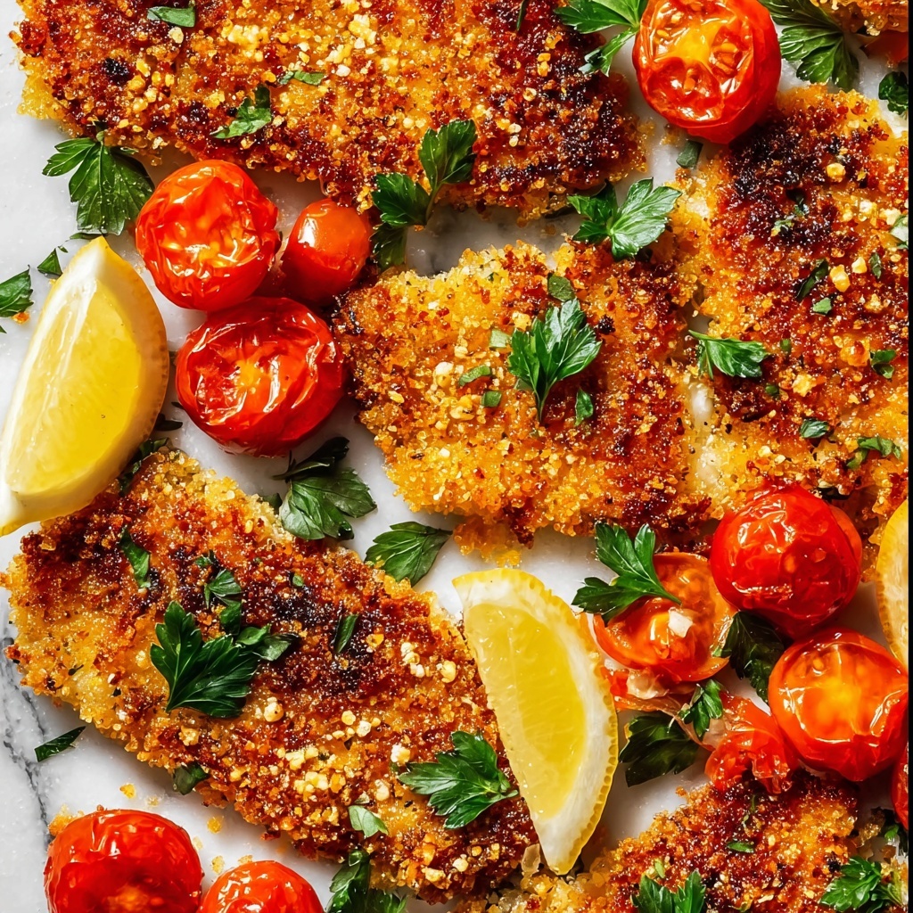 Everything Bagel Panko Crusted Baked Cod with Cherry Tomatoes Recipe - Recipe Image