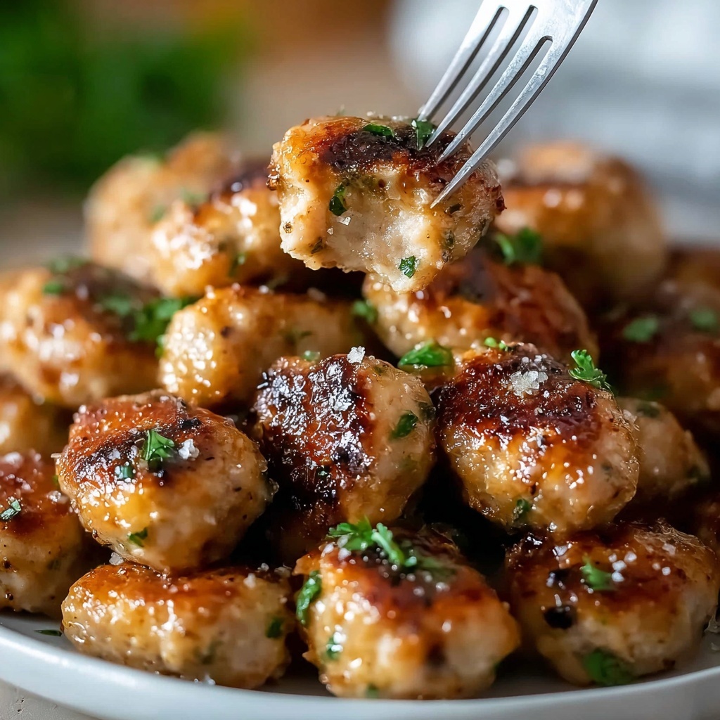 Garlic Butter Chicken Bites Recipe - Recipe Image