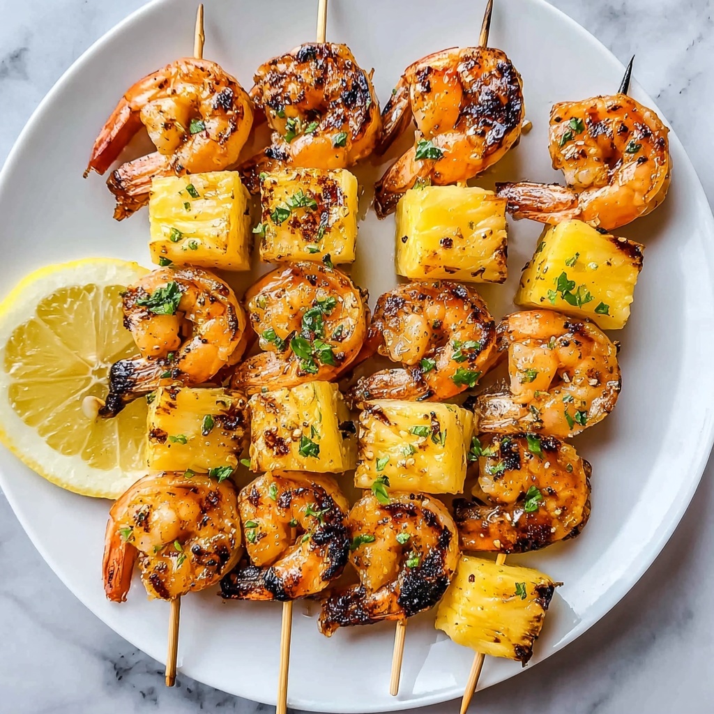 Grilled Shrimp Pineapple Skewers Recipe - Recipe Image