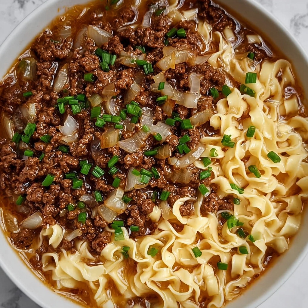French Onion Beef and Noodles Recipe - Recipe Image