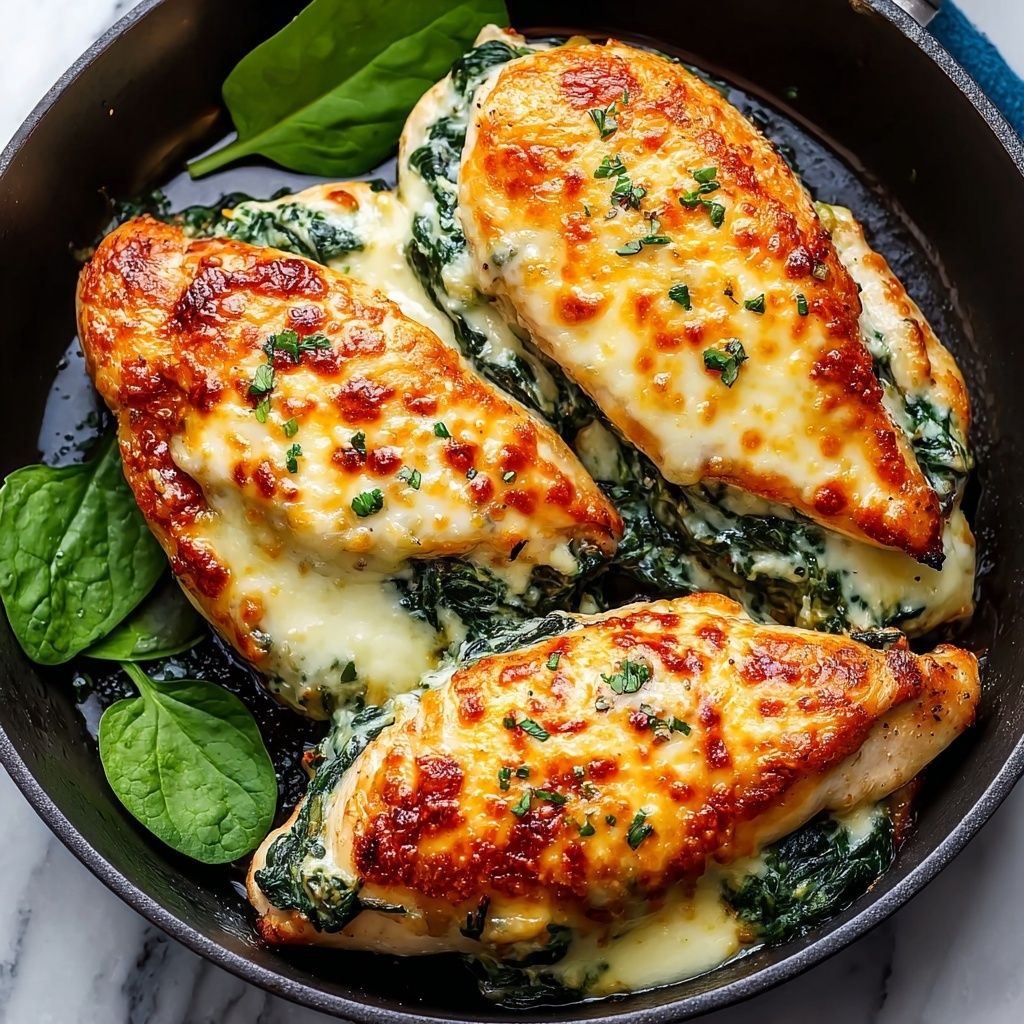 Spinach Stuffed Chicken Breast Recipe - Recipe Image