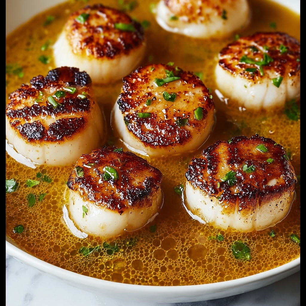 Lemon Garlic Seared Scallops Recipe - Recipe Image