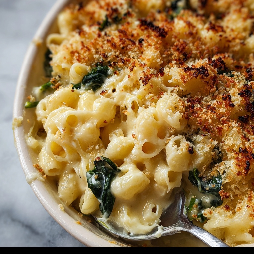 Swiss Chard and Roasted Garlic Mac and Cheese Recipe - Recipe Image