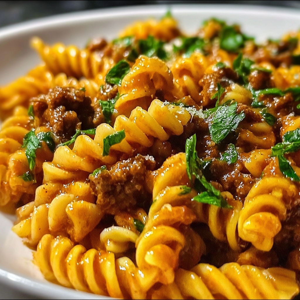 Quick Sloppy Joe Pasta Casserole Recipe - Recipe Image