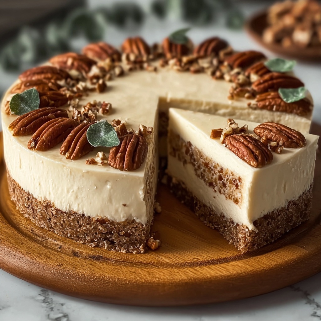 Butter Pecan Cheesecake Recipe - Recipe Image