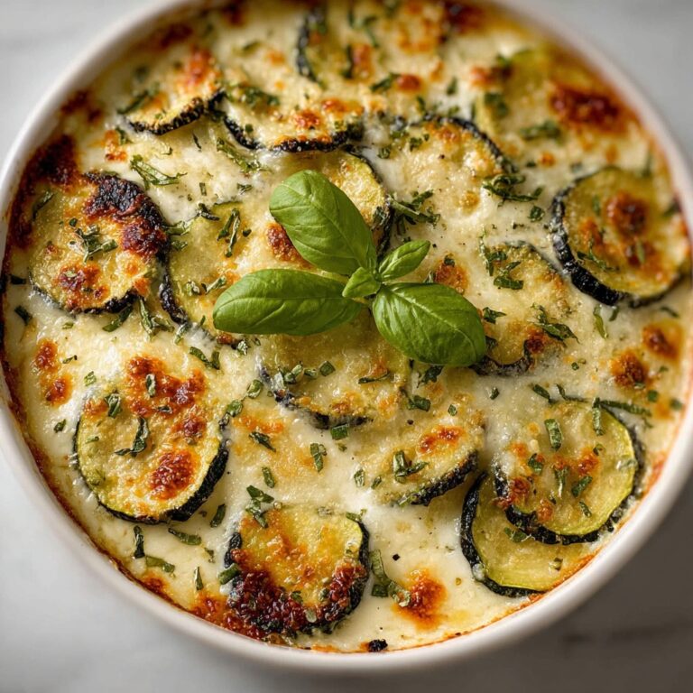 Baked Zucchini Cheese Recipe